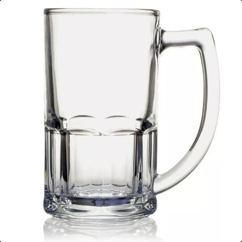 CANECA DE CHOPP VIDRO 340 ML CERVEJA FREEZER LUXO