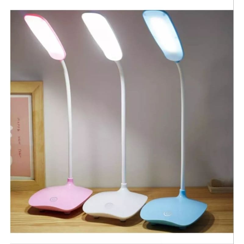 Luminária Mini Abajur De Mesa Dobrável Flexível Sem Fio Recarregável