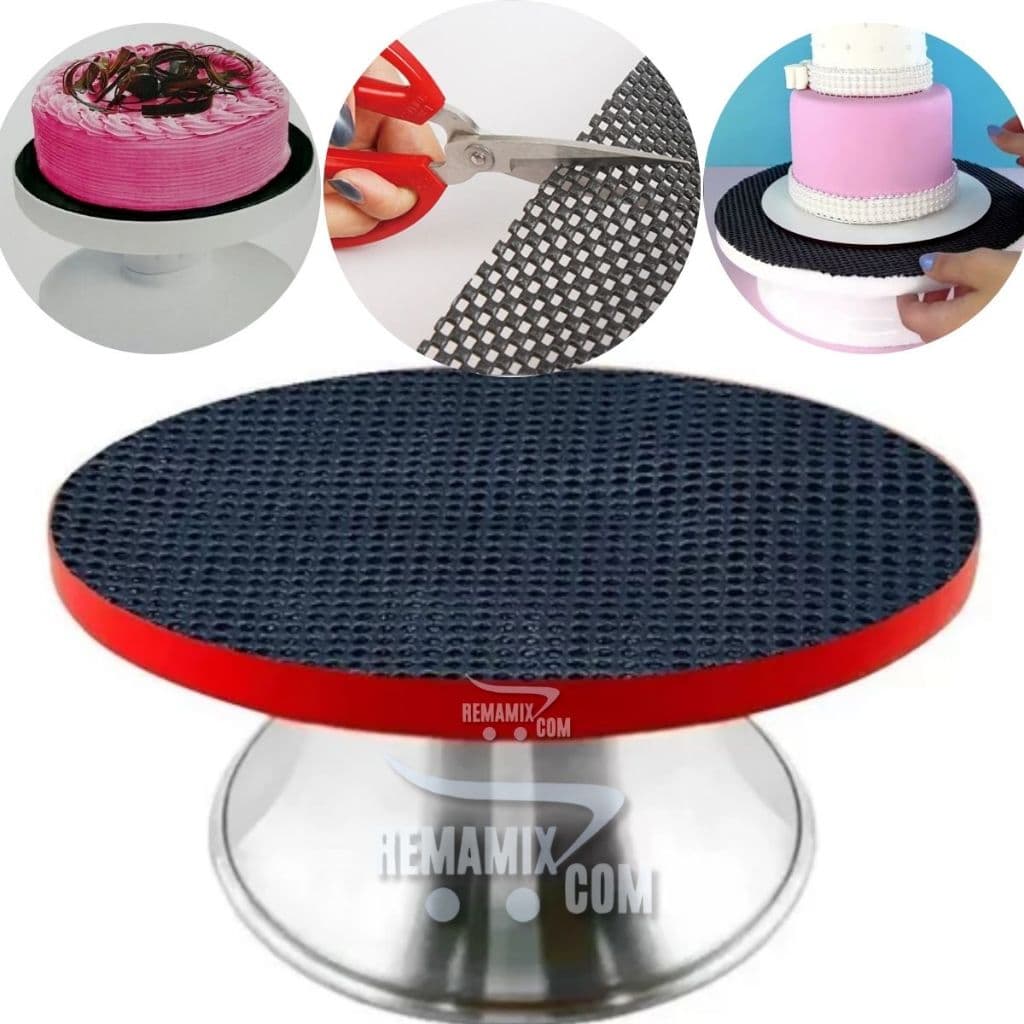 Tela Antiderrapante 29 CM Para Bailarina bolo Giratória Tapetinho Antideslizante Confeitaria -1 unidade