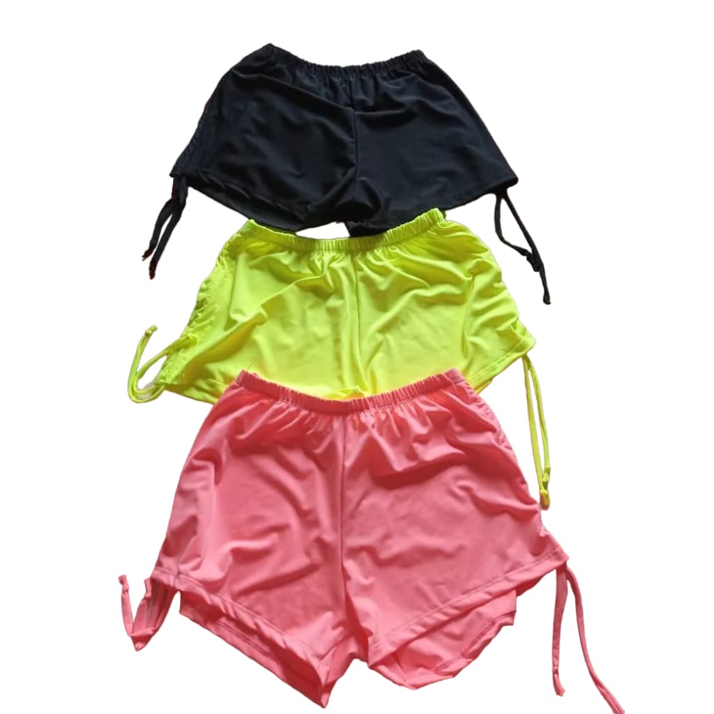 Shortinho Praia Piscina com Amarrar lateral short suquini 38 a 42