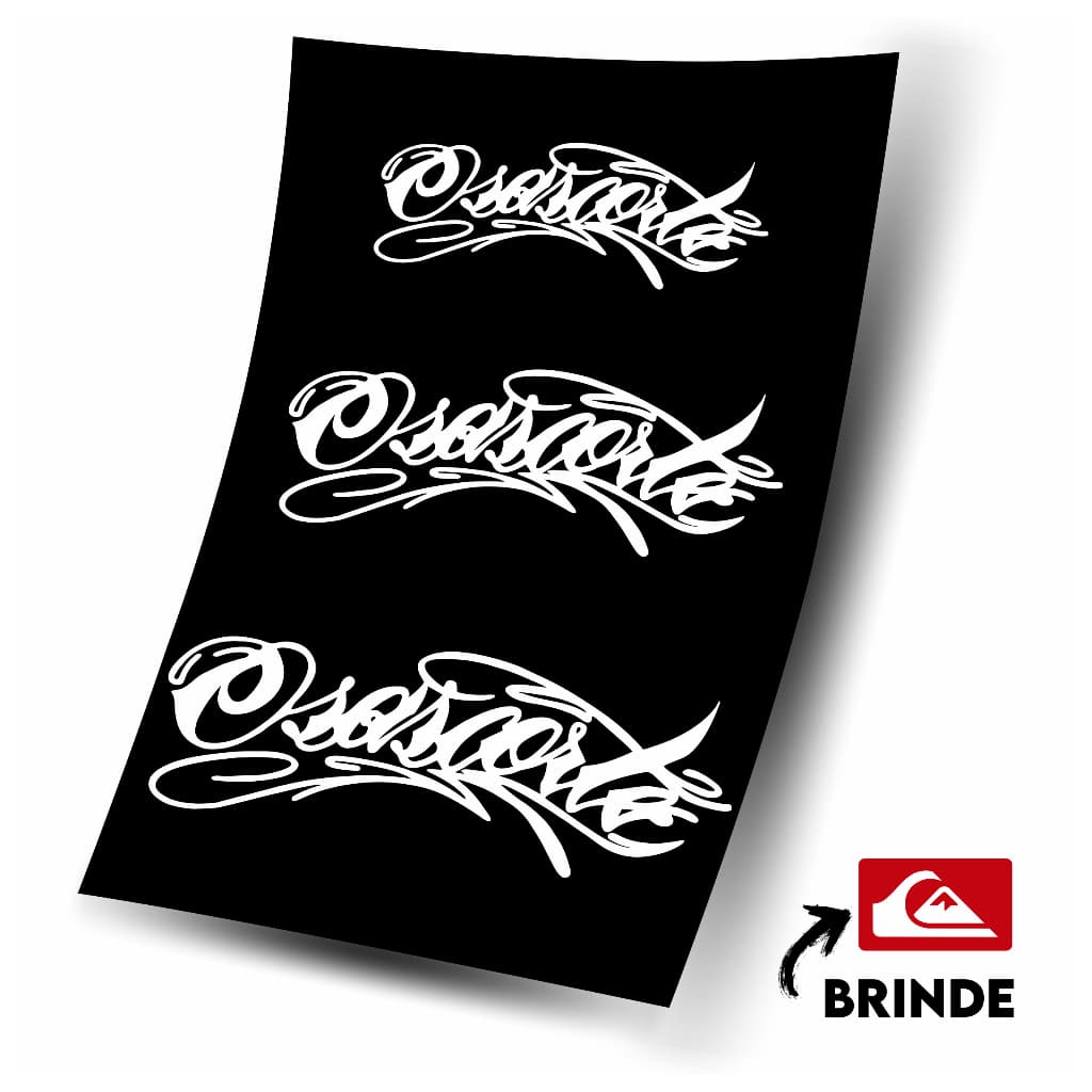 Adesivo Osascorte Para Viseira Capacete Paralama Tanque Carro Bike Moto