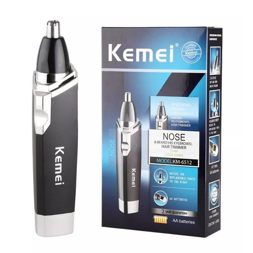 Nose Aparador de pelo Kemei KM-6512 preto
