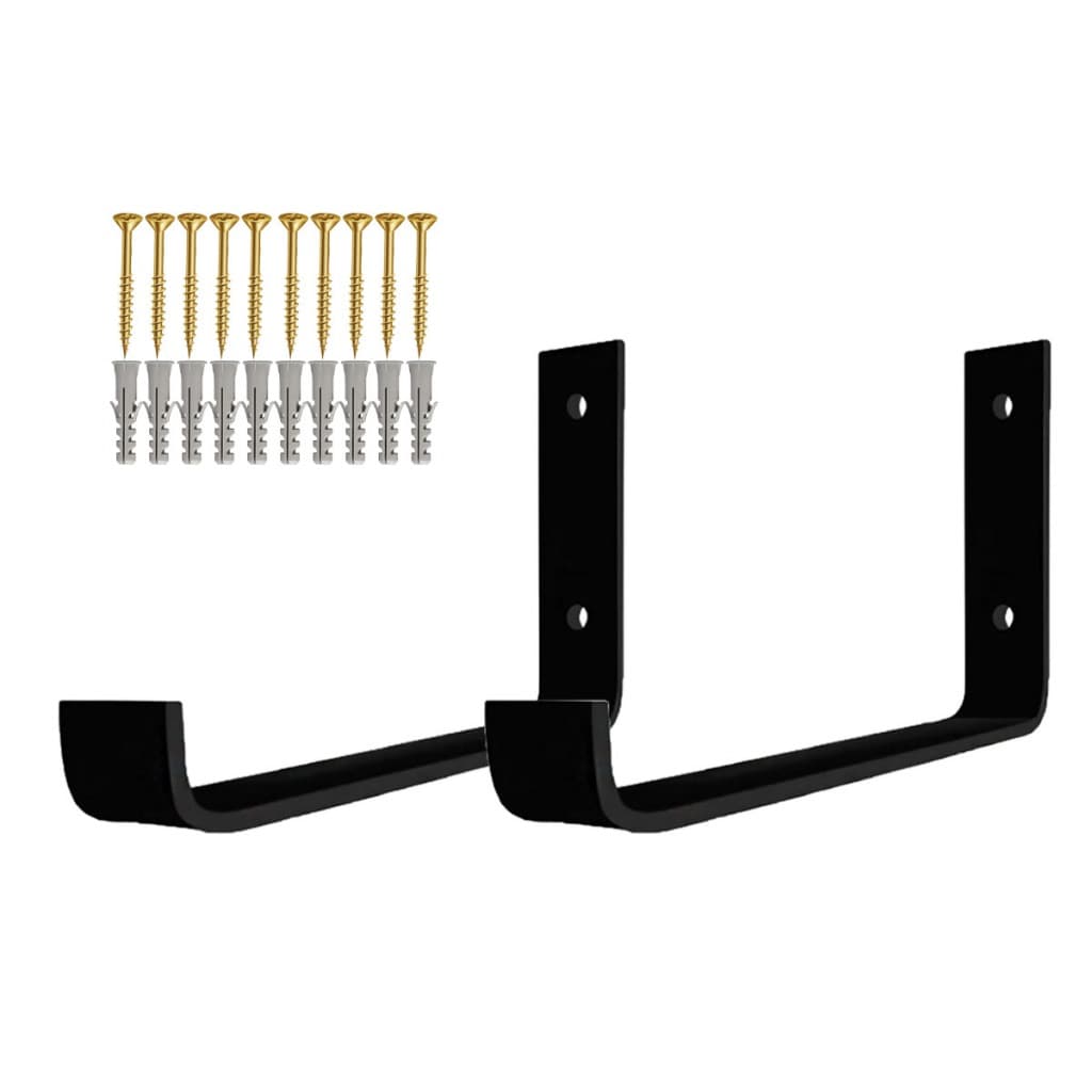 Mão Francesa Invertida 30cm Suporte Ferro Industrial 2pç