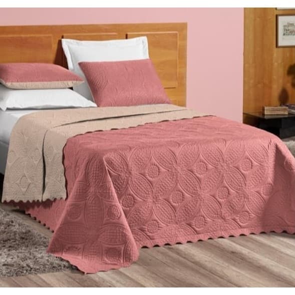 Cobre Leito Casal Queen 3 Peças Dupla Face Matelado 2,60M x 2,40M Várias Cores