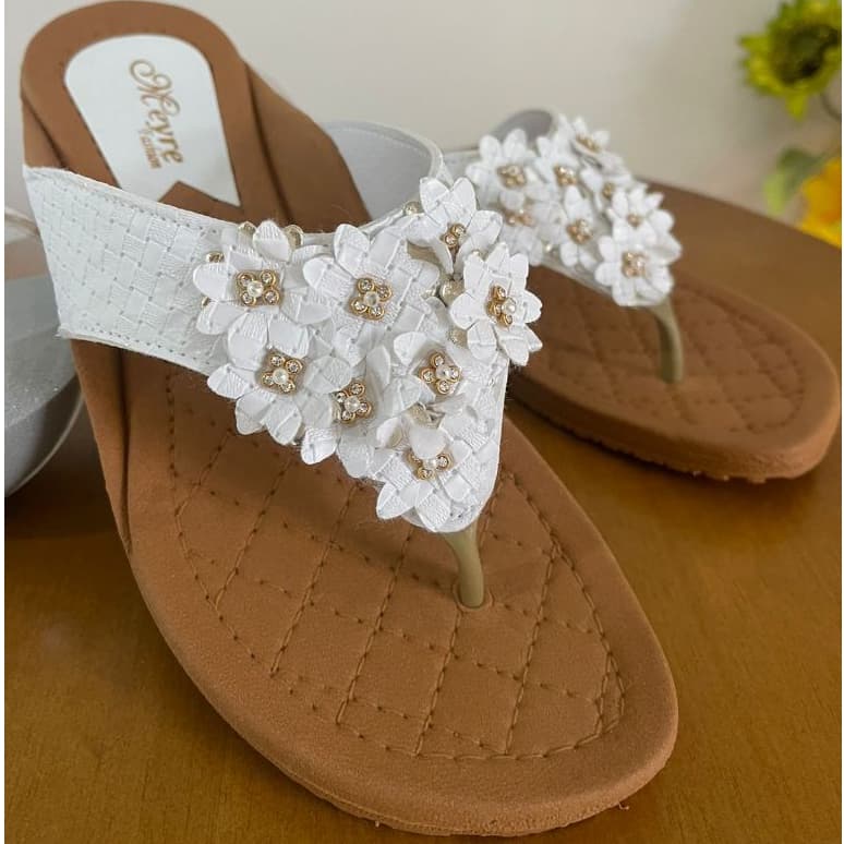 Sandalia Rasteira Feminina Flat Rasteira Para Presente Lançamento Verão Meyre Fashion REF S384