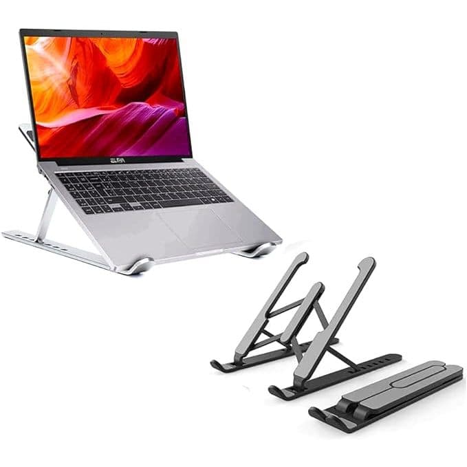 Suporte De Notebook Articulado Plástico Dobrável Ergonômico