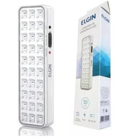 Luminária De Emergência Com 30 Leds Elgin ( Até 6h de uso ) 2w BIVOLT