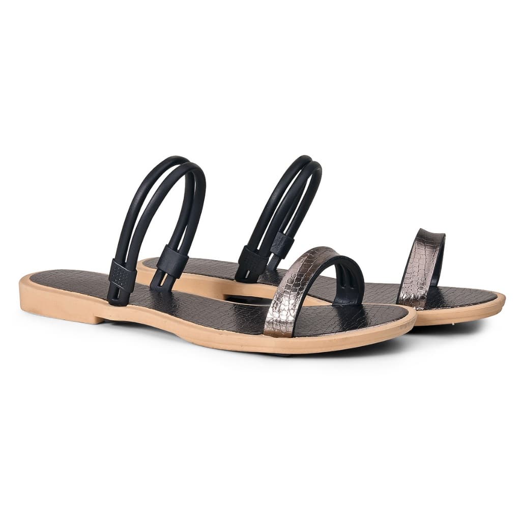 Rasteira Chinelo Feminina Casual Dois em Um Papete Briken Flatform Confortavel Barata