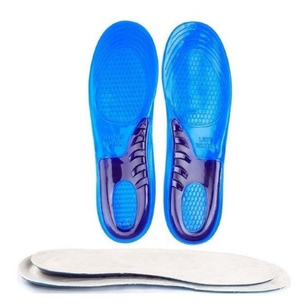 Palmilha Silicone Gel Anatomica Anti-impacto Esporte Corrida Passeio Casual Caminhada