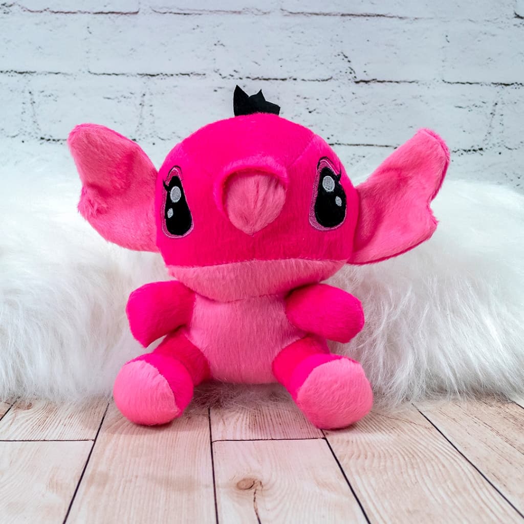 Boneco Stitch de Pelúcia - Rosa