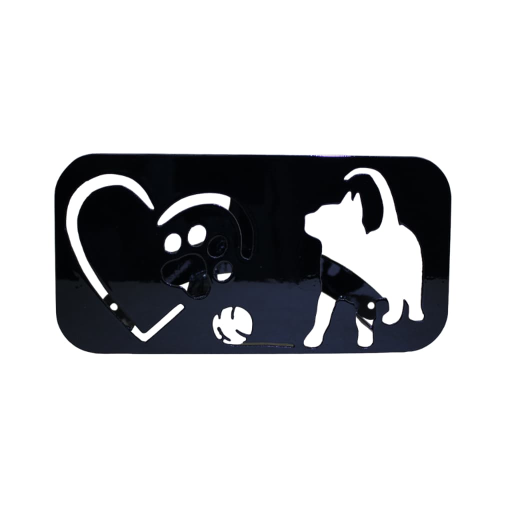 SUPORTE ENROLADOR MANGUEIRA JARDIM GATO PRETO All Style