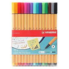 Caneta stabilo point 88 0.4 mm kits diversos