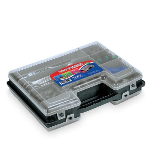 Estojo Organizador Para Buchas Parafuso Pesca Box Double Case 26 Compartimentos 8001