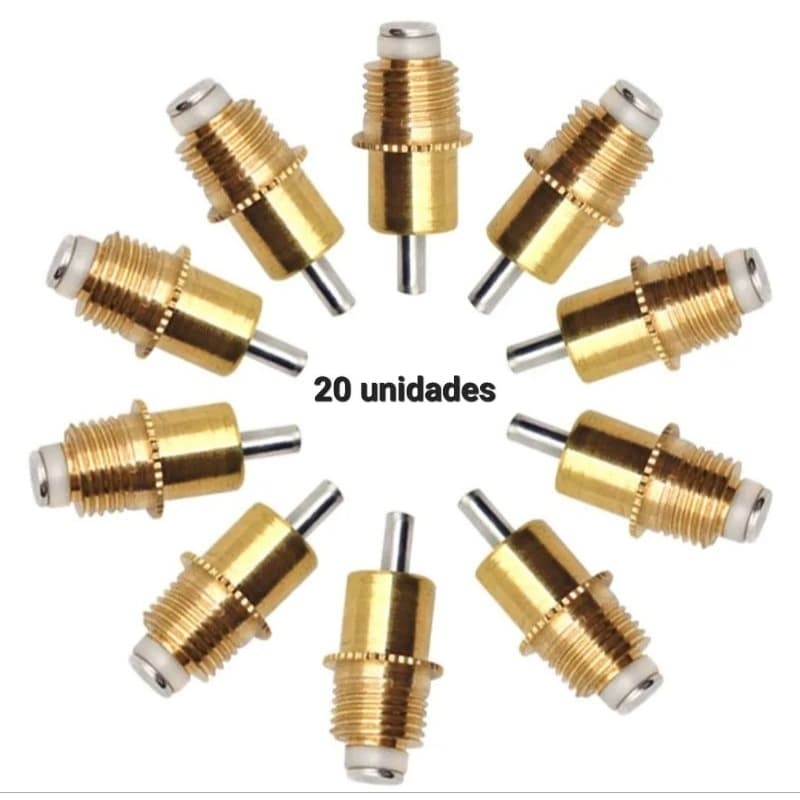kit 20 bebedouro automático Niple metal codorna frango galinha pinto Coelho roedores aves