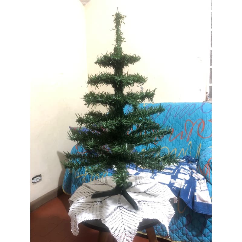Arvore de Natal 80x45cm verde sem enfeite
