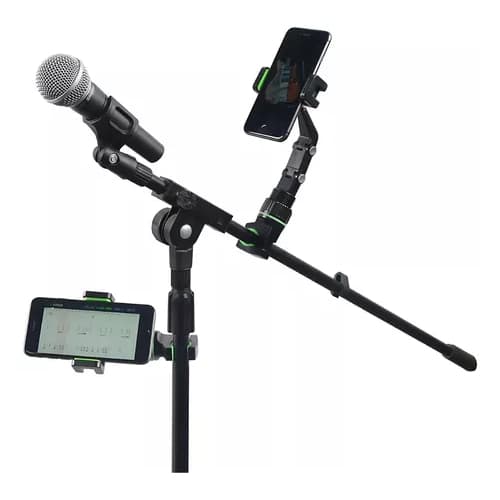 Suporte Celular Universal Microfone Partitura Pedestal