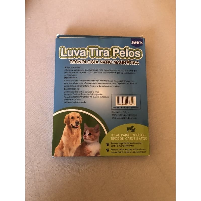 Luva Tira Pelos - Cães e Gatos