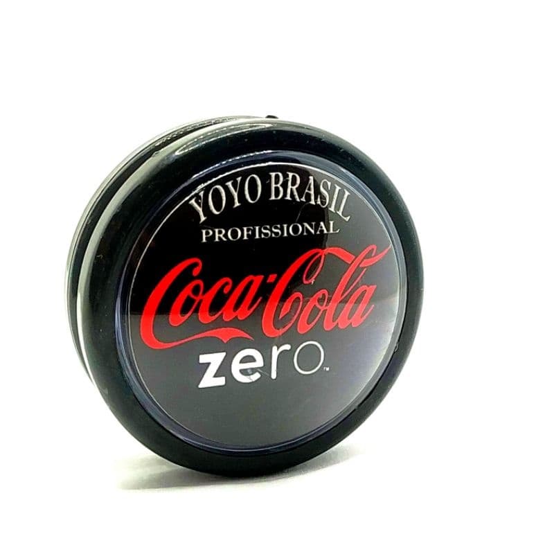 Yoyo Profissional Coca-Cola Zero Coleção Retrô YOYOBRASIL Personalizado + 3 cordas (ioiô,ioio,yo-yo)
