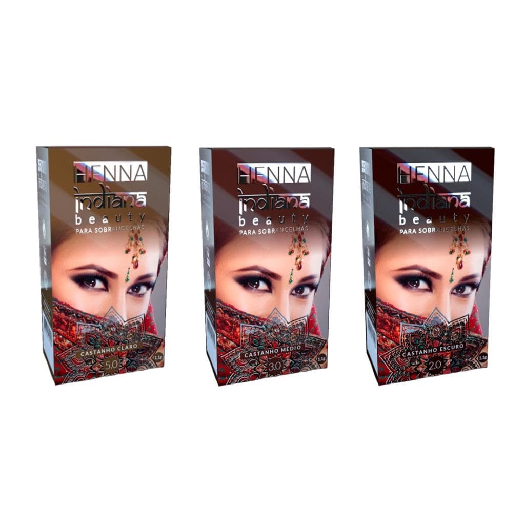 Henna Indiana Para Sobrancelhas