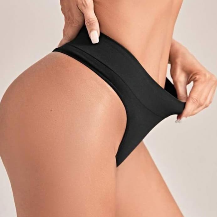 Kit 2 Calcinha Fio Cinta Modeladora importada Reduz Medidas Compressão Feminina Cós 7cm