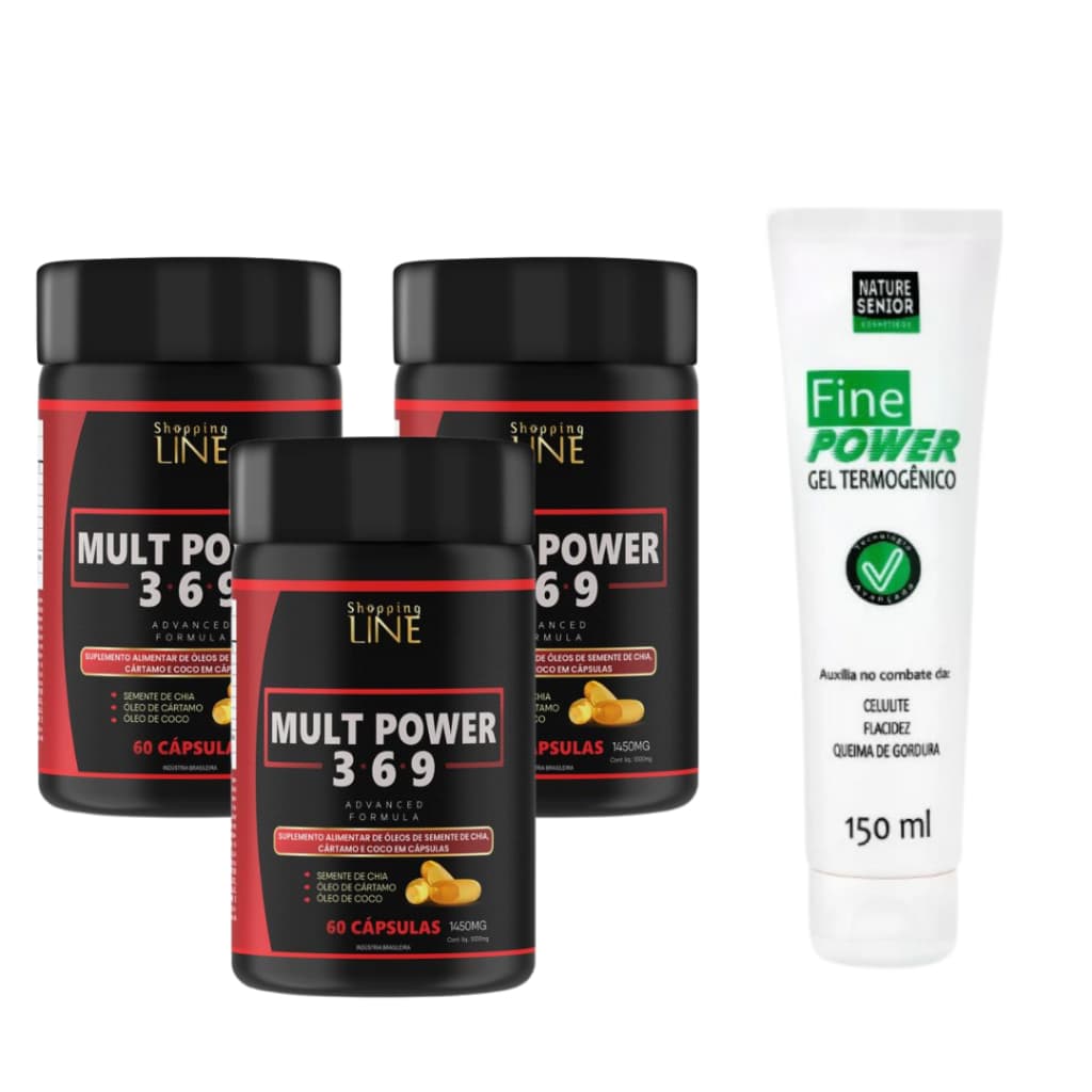 KIT MULT POWER - DRENAGEM EM CAPSULAS, ELIMINE A GORDURA E A RETENÇÃO DE LIQUIDO!