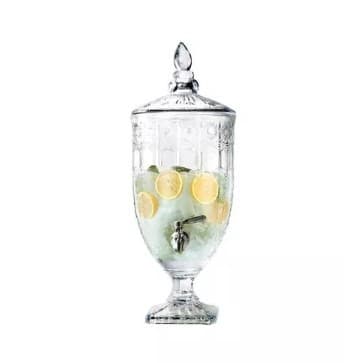 Suqueira Dispenser Vidro De Bebida 4,5 Litros