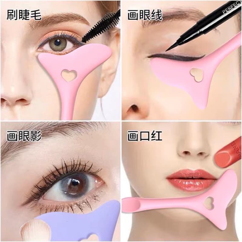 Delineador De Silicone Reutilizável/Ferramenta De Maquiagem Para Desenho/Batom/Cuidado Com Os Pés