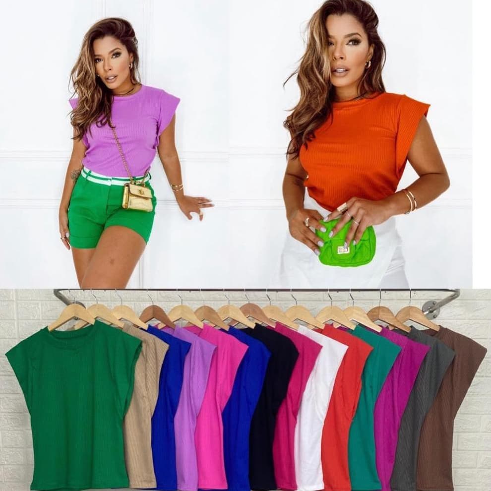 Blusa Feminina Manga Morcego Tecido Viscolaycra Liso
