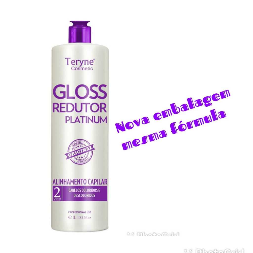 ATIVO Escova Gloss Matizadora Sem Formol Teryne Original Nova