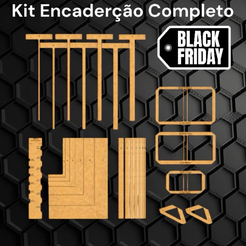 kit Gabarito Encadernação Cartonagem Papelaria Post It Esquadro Wire-O Mdf Dona Shô