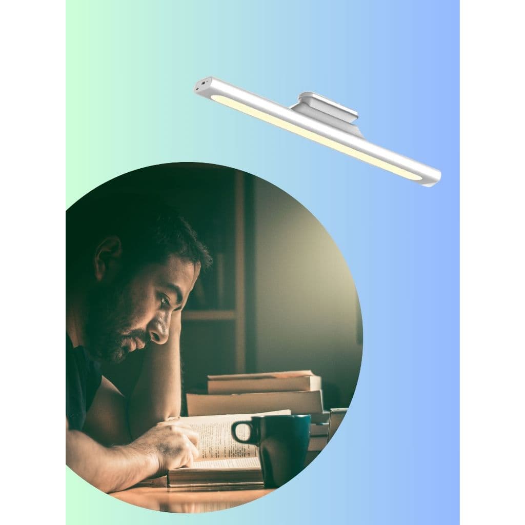 Luminária Led Barra Spot Recarregável Sem Fio Para Cozinha Armário Escritório