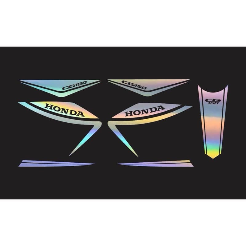 kit adesivo holográfico Titan 150 edição especial