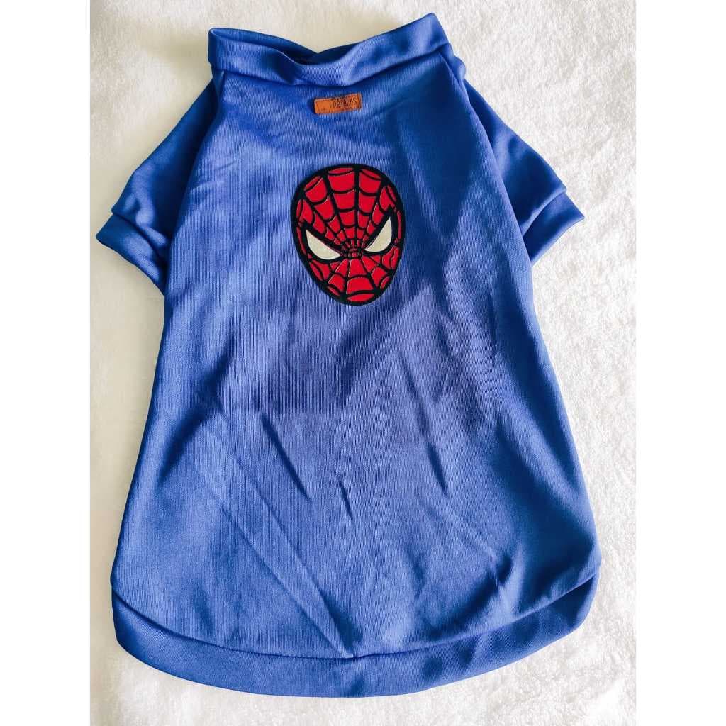 Camiseta Pet Homem Aranha / Roupa Pet / Fantasia Pet