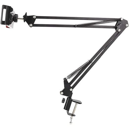 Suporte de Telefone de Cama Ajustável 360 Graus, Metal Dobrável Portátil MS-326