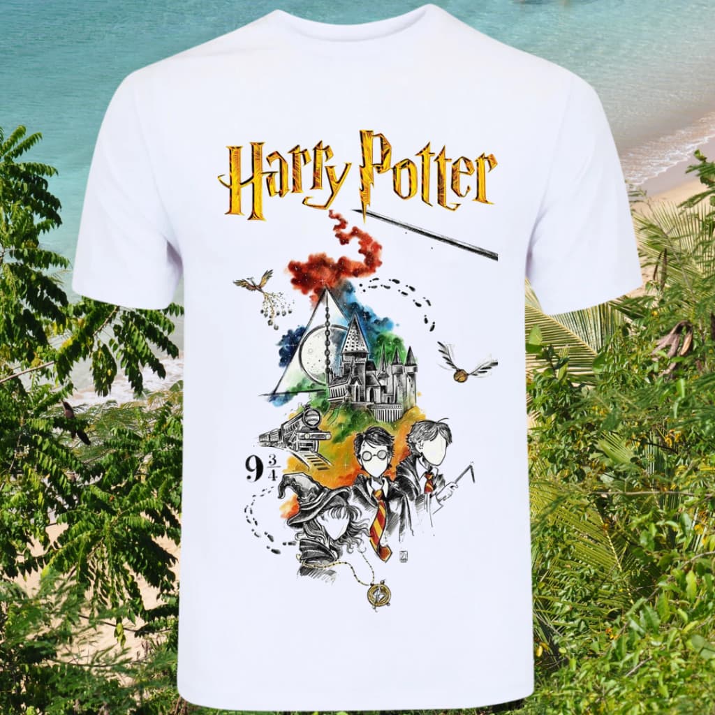 Linda Camiseta T-shirt camisa Harry Potter Blusa Unissex Personagem Envio Imediato