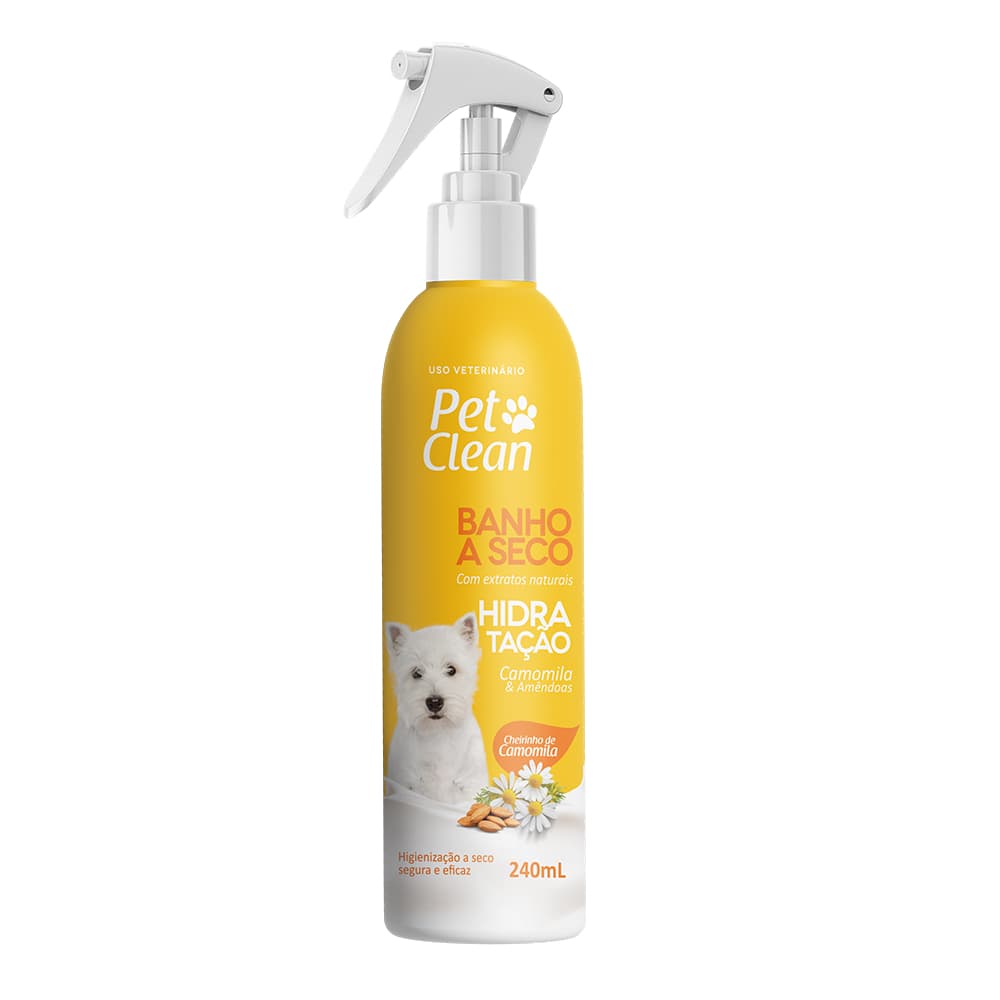 Banho A Seco Pet Hidratação P/ Cães  240ml