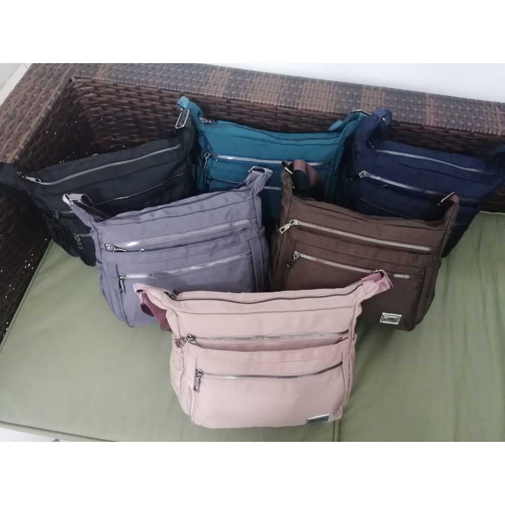 ASAYONG Bolsa de Ombro Nylon Estilosa Impermeável Ref: 8849-2