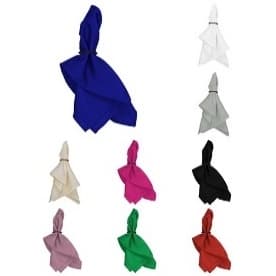 Guardanapo Tecido Oxford Bainha Liso Azul Bebê