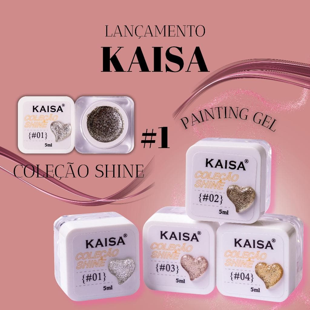 Gel KAISA Coleção SHINE 5ML