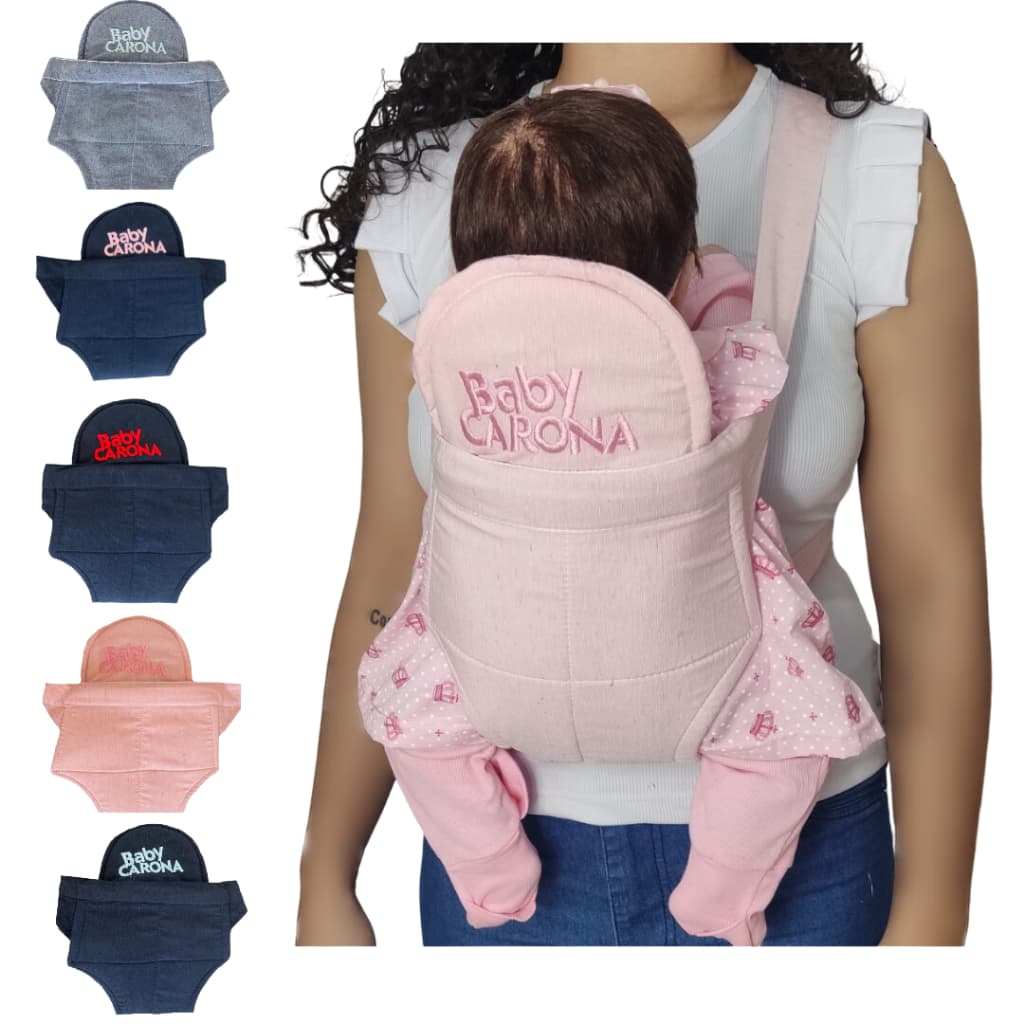 Canguru Ergonômico de Bebê Infantil Baby Carona Macio Ajustável e Regulável