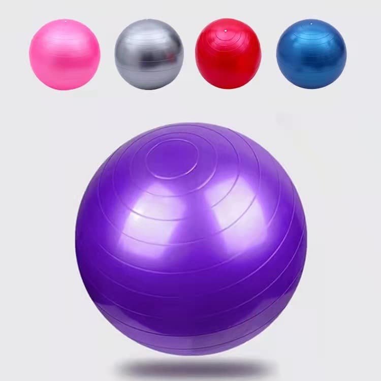 Kit Bola De Pilates Yoga 55cm e 65cm c/ Bomba De Enchimento - Diversos Modelos