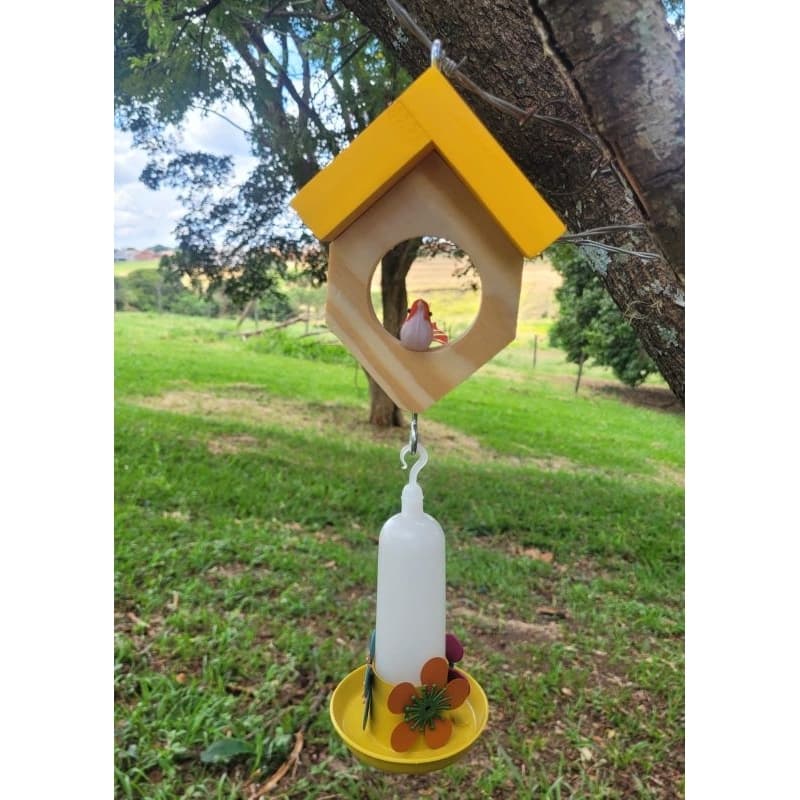 Bebedouro para beija-flor, casinha passarinho, casinha de pássaros livres