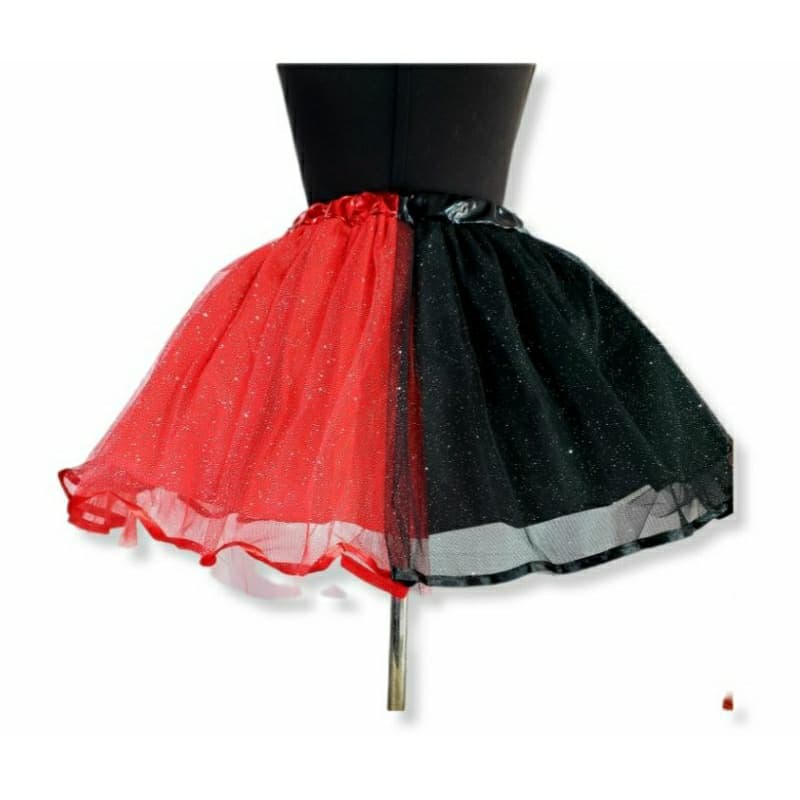 saia de tule rainha de copas / dama de copas / cosplay/Carnaval/tutu / pirata