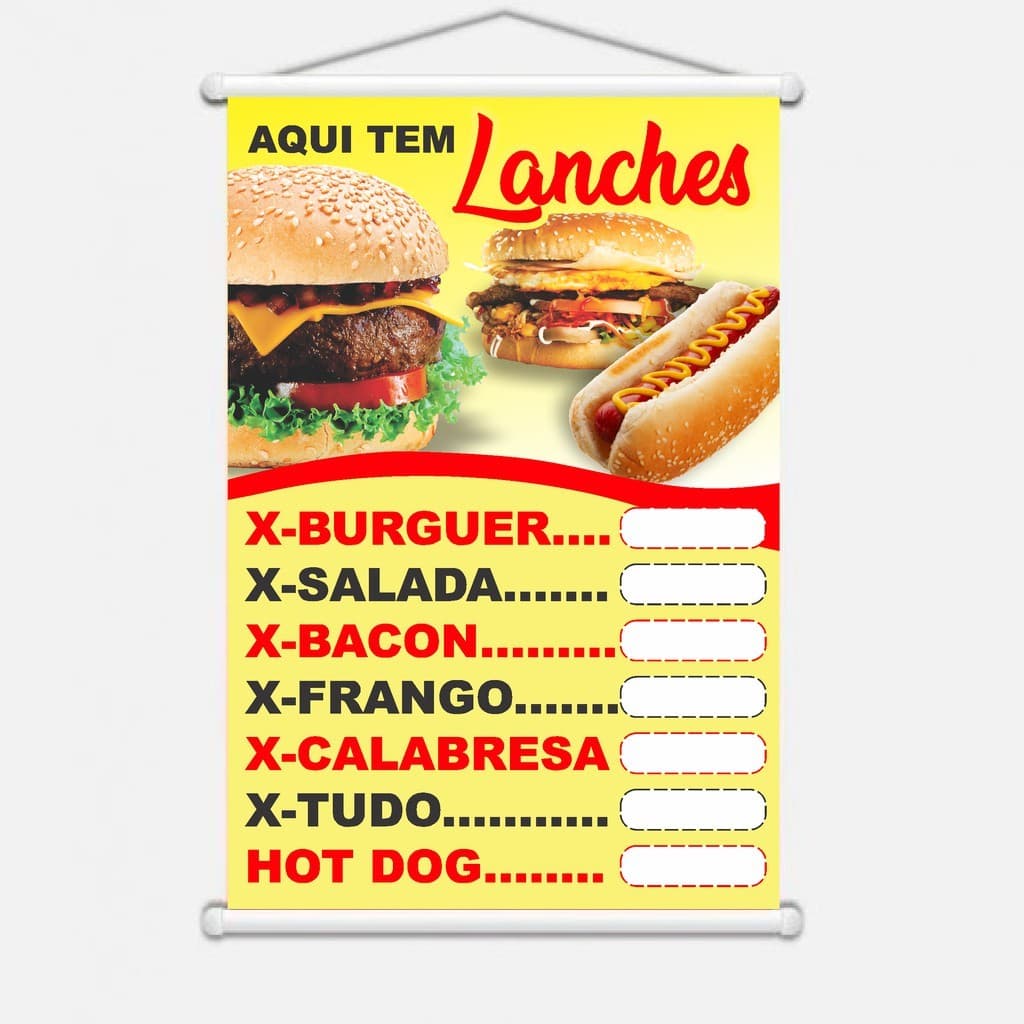 BANNER ARTE PRONTA - AQUI TEM LANCHE