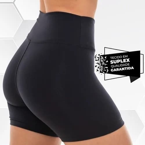 Bermuda Legging Feminina Cós Alto Suplex  Do PP ao GG Shorts Legging Academia Corrida