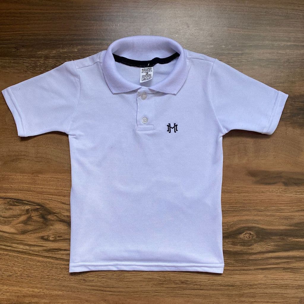 Camisa Polo Infantil Menino Manga Curta Masculino 2 Ao 12