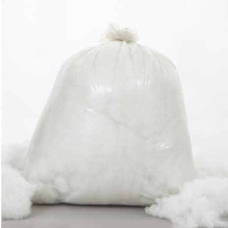 Fibra Siliconada 1 Kilo P/ Enchimento Extra Virgem Refil Almofadas Sofas Pelucias Ursos Fofinha