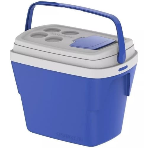 Caixa Térmica Tropical 28 Litros Soprano Azul -Soprano
