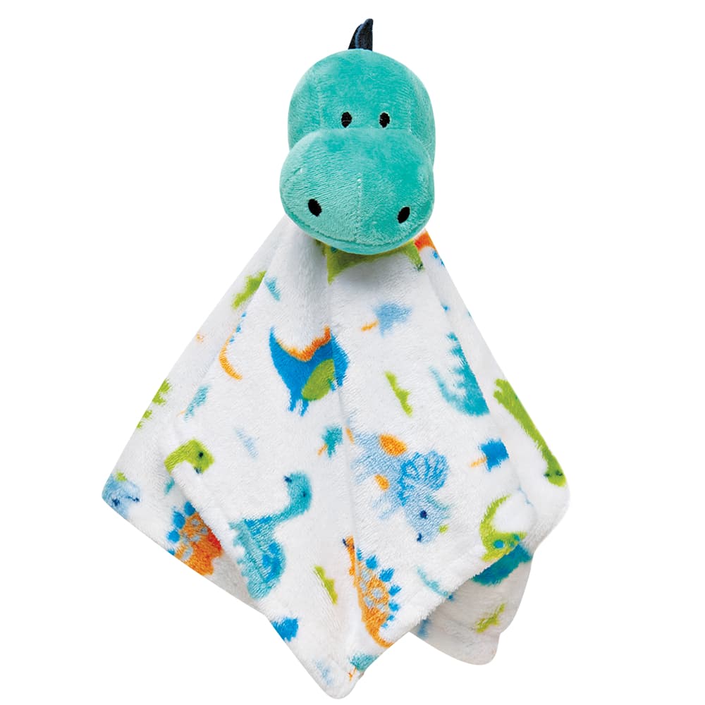 Naninha Buba Antialérgica Dino Pelúcia Macia Fofa Bebê Paninho Dormir de Bebe Bichinhos Pelúcia