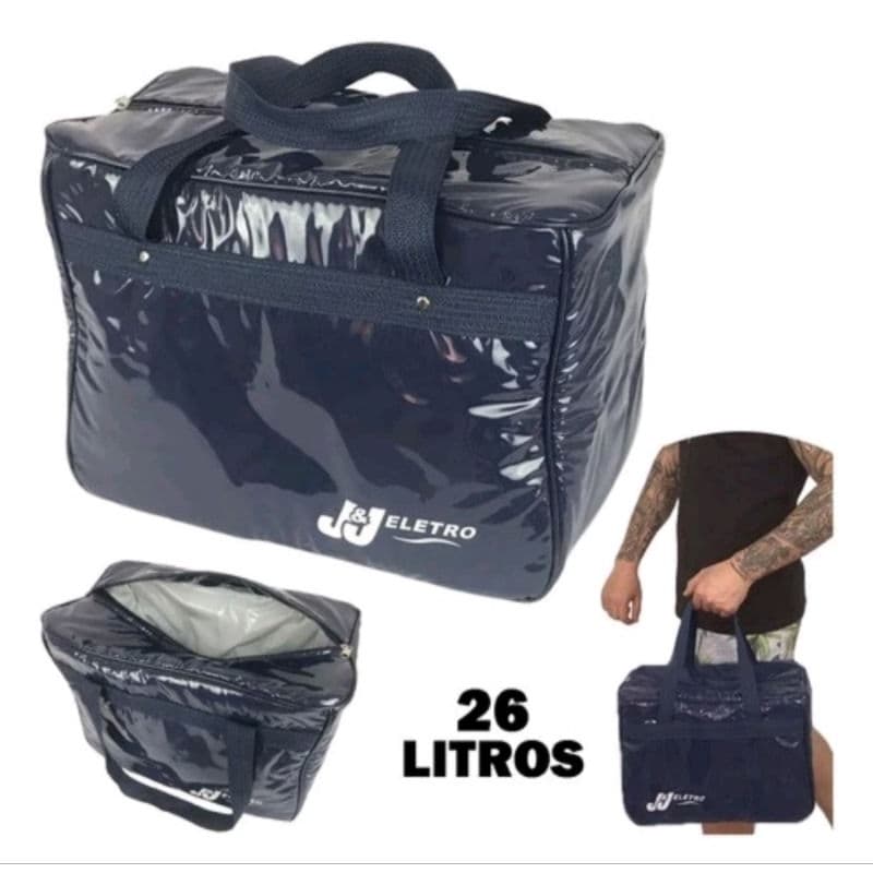 Bolsa térmica 26 litros azul marinho